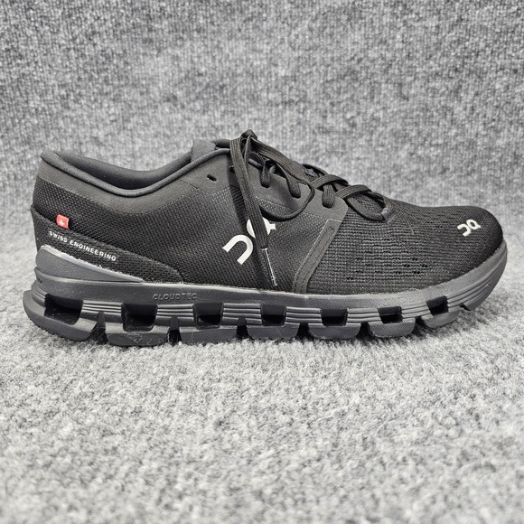 On Cloud X 4 Men's Size 10 Black Eclipse Low Top Athletic Trainer Running Shoes - Picture 1 of 14